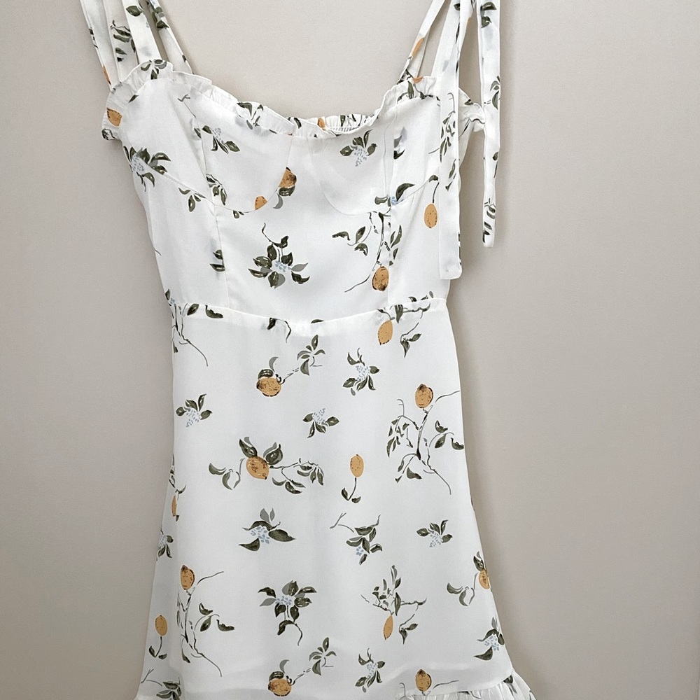 Chicwish | floral print mini dress | new, unworn
